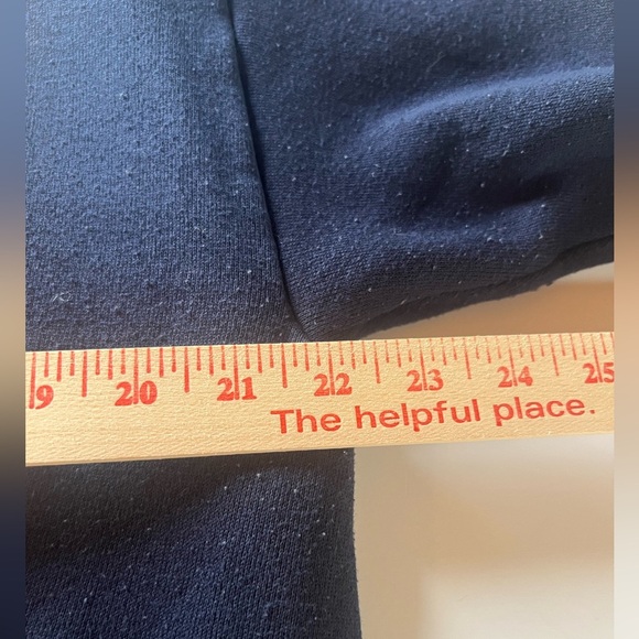 Vintage 90s Logo 7 blue Michigan Wolverines embroidered logo blue sweatshirt XL - Picture 7 of 9